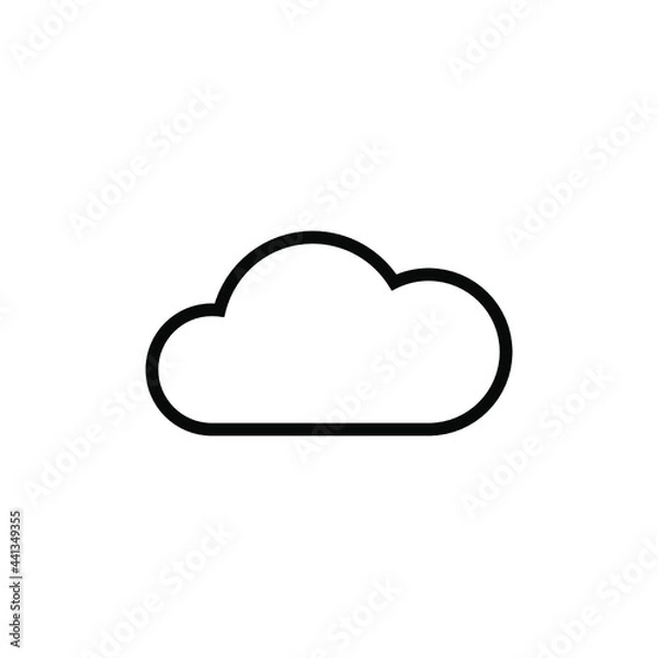 Fototapeta Weather Icon Vektor Logo Template illutrator