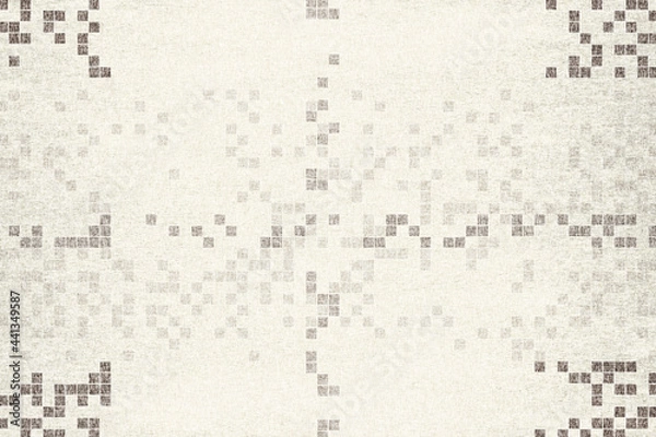 Obraz 不規則な正方形模様の和紙イメージテクスチャ2