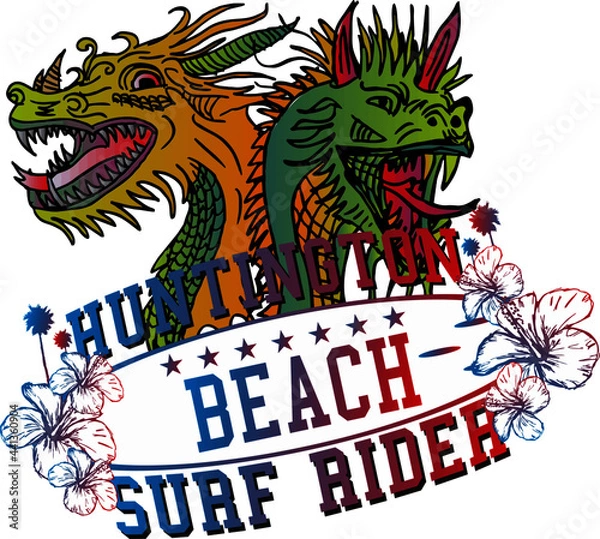 Obraz dragon graphic design vector art