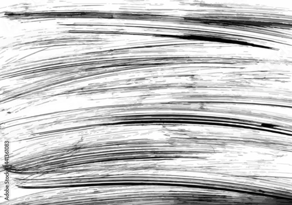 Fototapeta Watercolor black and white urban background. Hand-drawn texture vector. Abstract, splattered, dirty, poster for your design.