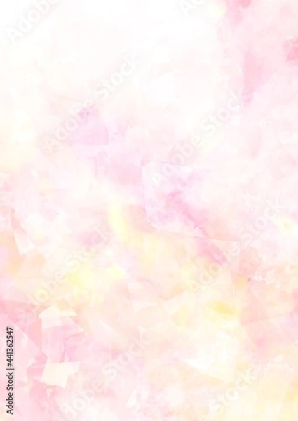 Obraz ピンクと黄色の可愛いテクスチャ背景