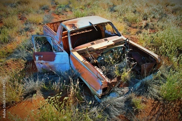 Obraz pick up wreck