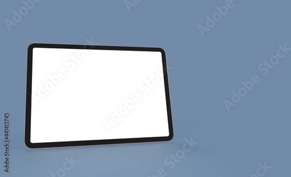 Fototapeta pc  tablet computer  ipad with blank 3d