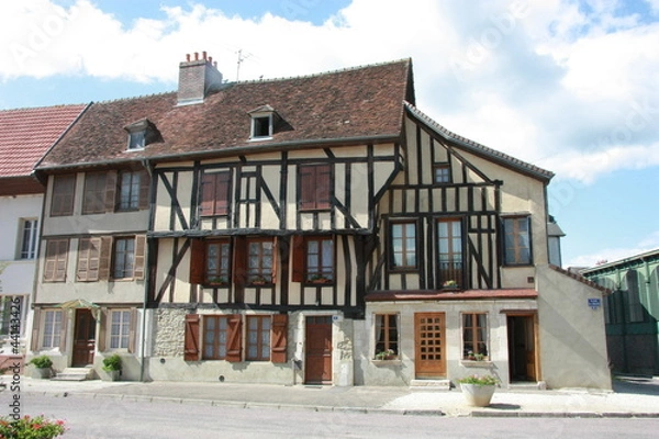 Obraz Maisons à pan de bois, Chaource