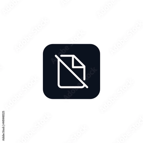 Fototapeta Deleted File