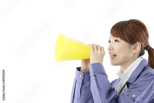 Fototapeta 女性・作業着