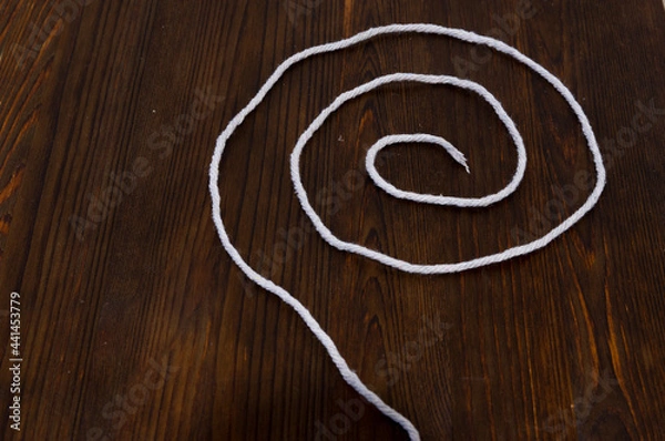 Obraz creative rope designs with geometric shapes and effects