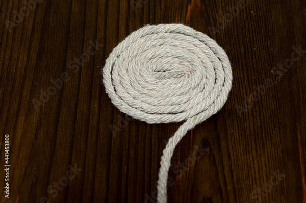 Obraz creative rope designs with geometric shapes and effects