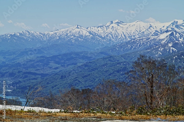 Obraz 月山スキー場からの景色（山形県）