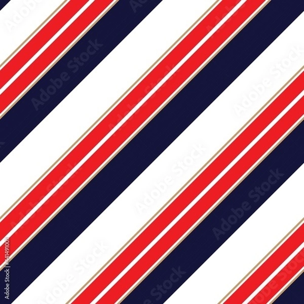 Fototapeta Red diagonal striped seamless pattern background
