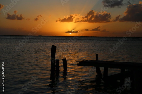 Obraz sunset on the sea