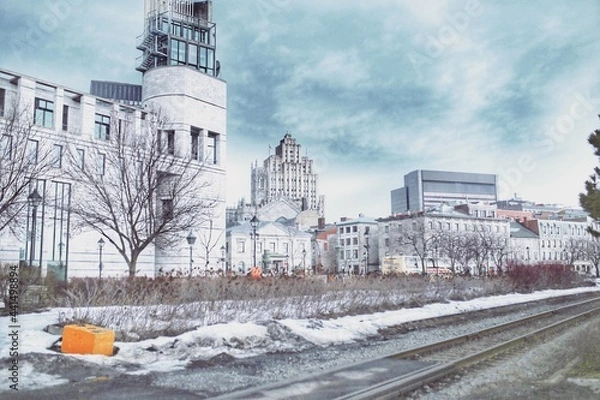 Obraz winter in the city