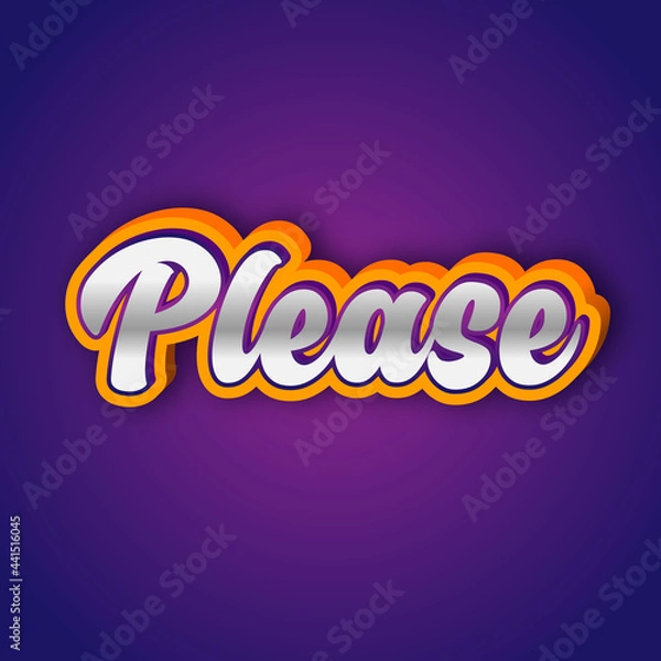 Obraz please text effect editable