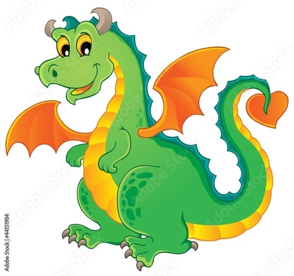 Fototapeta Dragon theme image 1