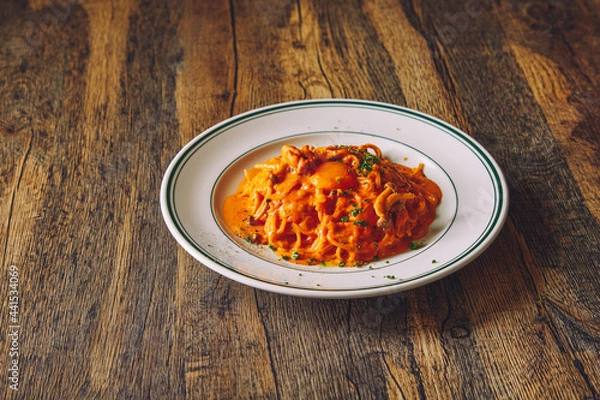 Fototapeta 雲丹のカルボナーラ