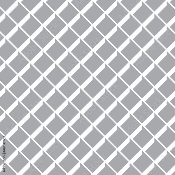 Fototapeta Seamless abstract geometric gray pattern.