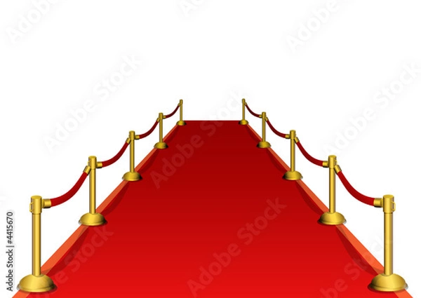 Obraz Tapis rouge (paysage)