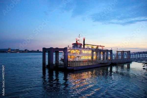 Obraz Sunset on the pier