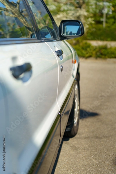 Fototapeta Sideshot von einem Auto