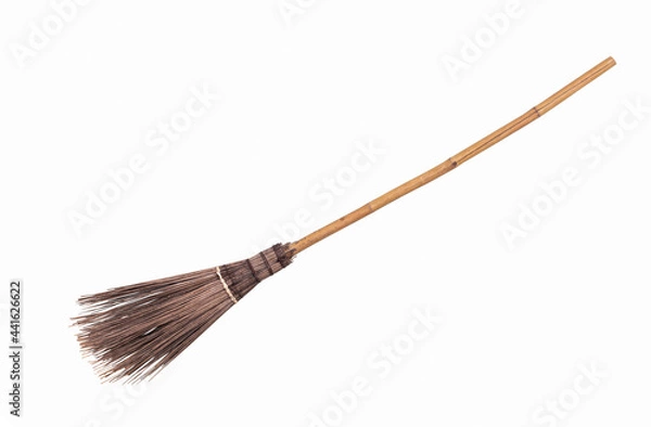 Obraz old sweeping broom