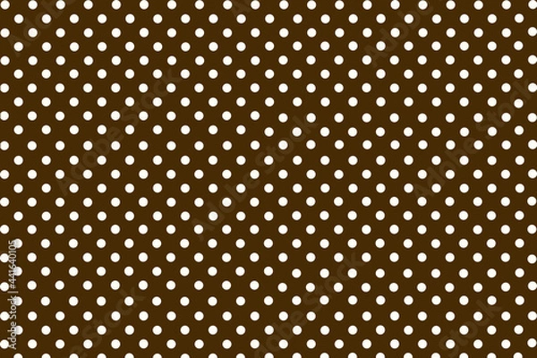 Obraz polka dots background, dots background, background with dots, polka dots seamless pattern, polka dots pattern, seamless pattern with dots, brown background with dots