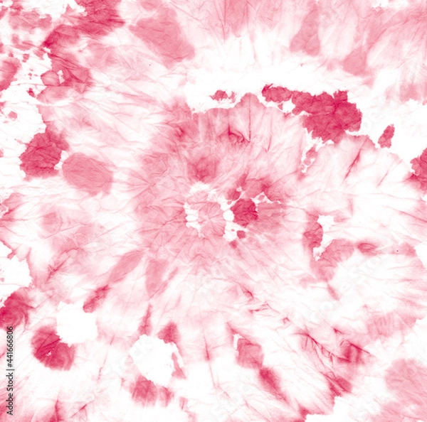 Fototapeta Summer Tie Dye Swirl. Dyed Color Background.