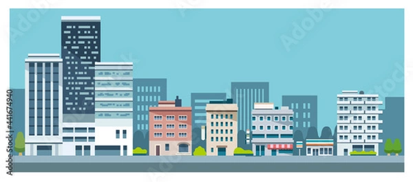 Obraz 街のイラスト素材