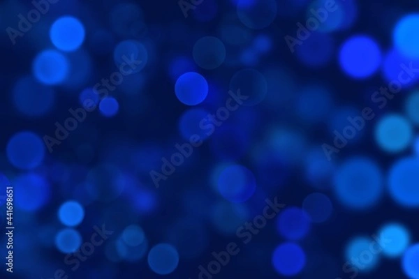 Obraz blue bokeh background light abstract 