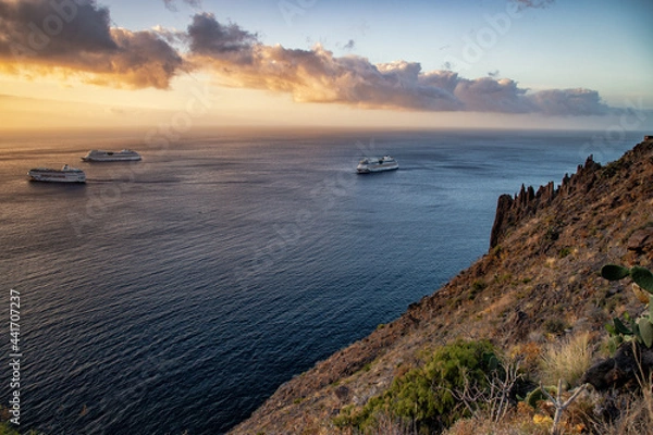Obraz Teneryfa, wschód słońca