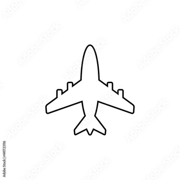 Fototapeta plane icon design template vector