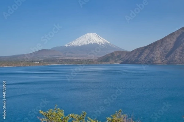 Obraz 湖と富士山