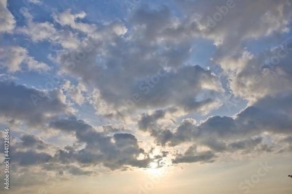 Obraz 夕暮れの雲