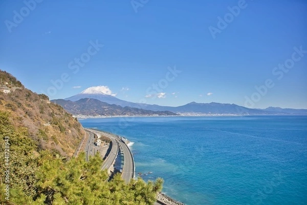 Obraz さった峠の富士山