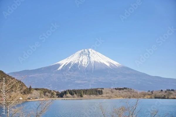 Obraz 湖と富士山