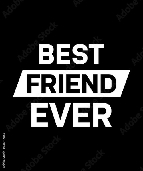 Fototapeta Friendship quote typography design for print items