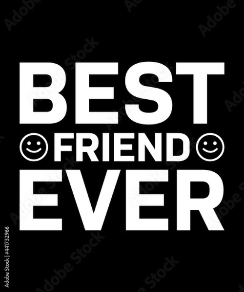 Fototapeta Friendship quote typography design for print items