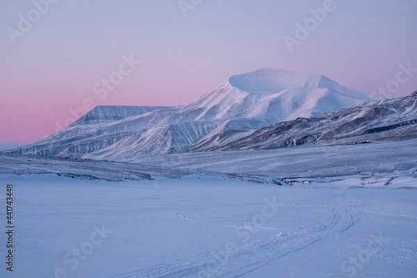 Obraz snow covered mountain