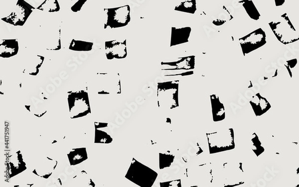 Obraz Seamless organic grunge pattern with hand drawn brush strokes. Vector ornament for wrapping paper, wallpapers, web design etc.