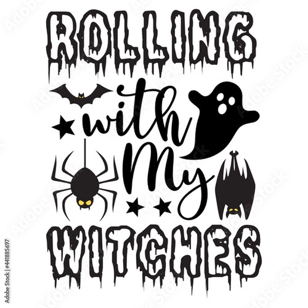 Obraz  halloween svg design