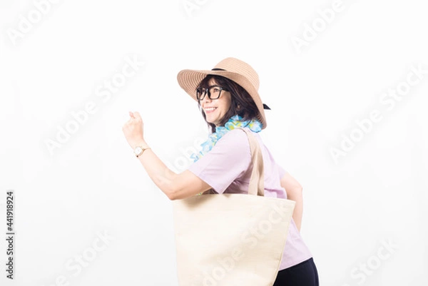 Obraz 旅行に出かける女性