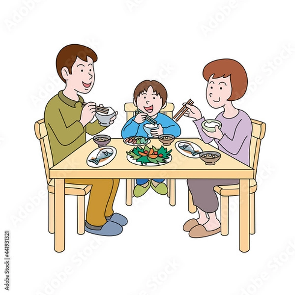 Obraz 家族の食事