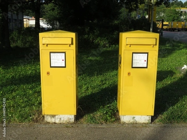 Obraz Briefkästen Deutsche Post Postkasten