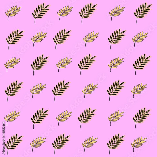 Fototapeta Abstract pattern palm. Good for Poster, T-Shirt, Print and others. 