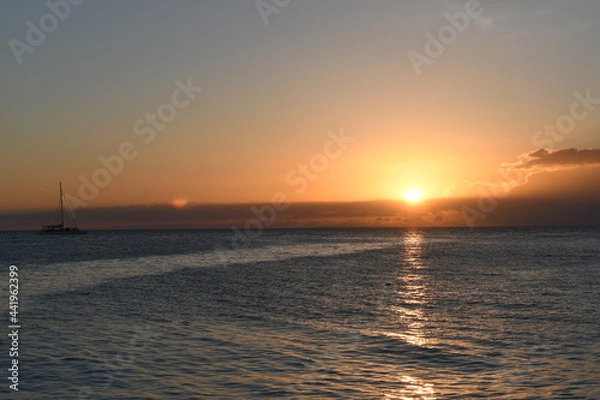 Obraz sunset in the sea