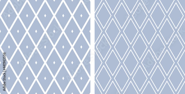 Fototapeta Seamless geometric diamonds patterns.