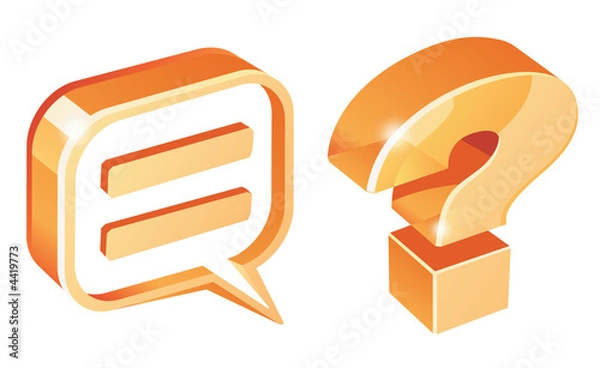 Obraz Symbols which need for communicate