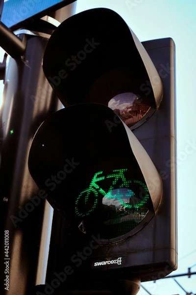 Obraz green for bycicle