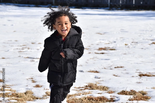 Obraz Running in the Snow