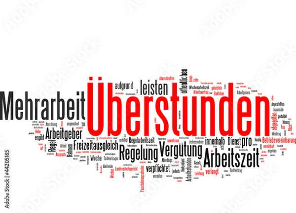 Fototapeta Überstunden