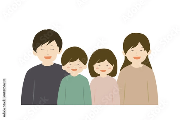 Obraz 笑顔の家族